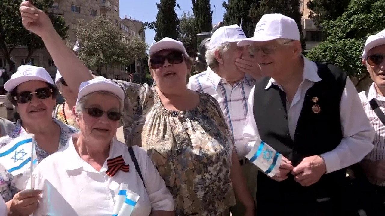 Jerusalem. Victory March 2012 movie scene