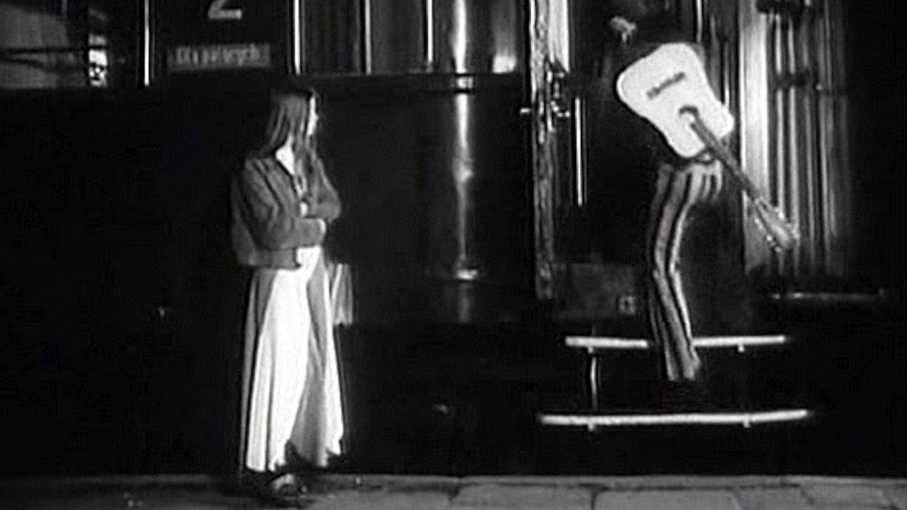 A Girl and “Akwarius” 1976 movie scene