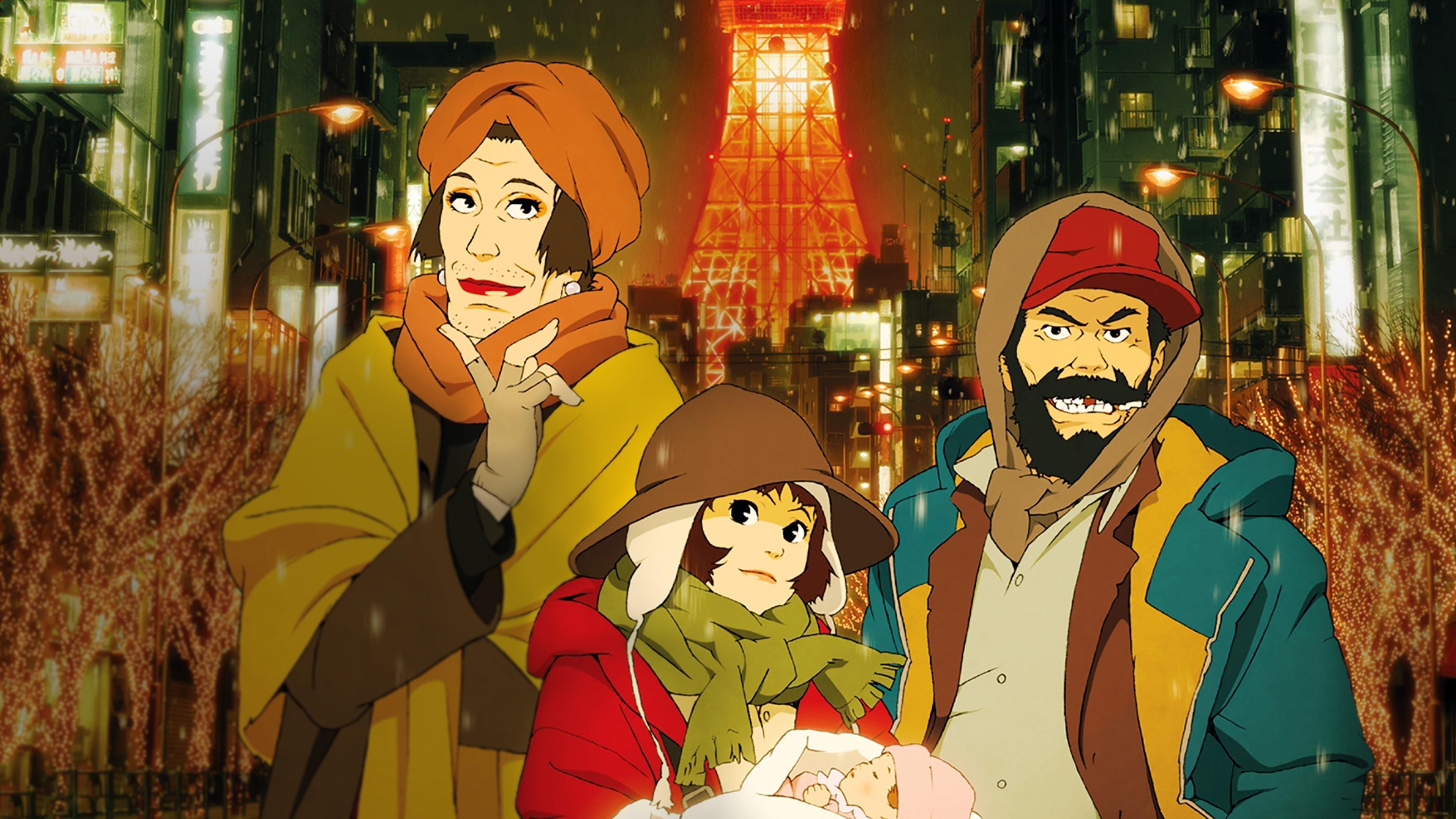 Tokyo Godfathers 2003 movie scene