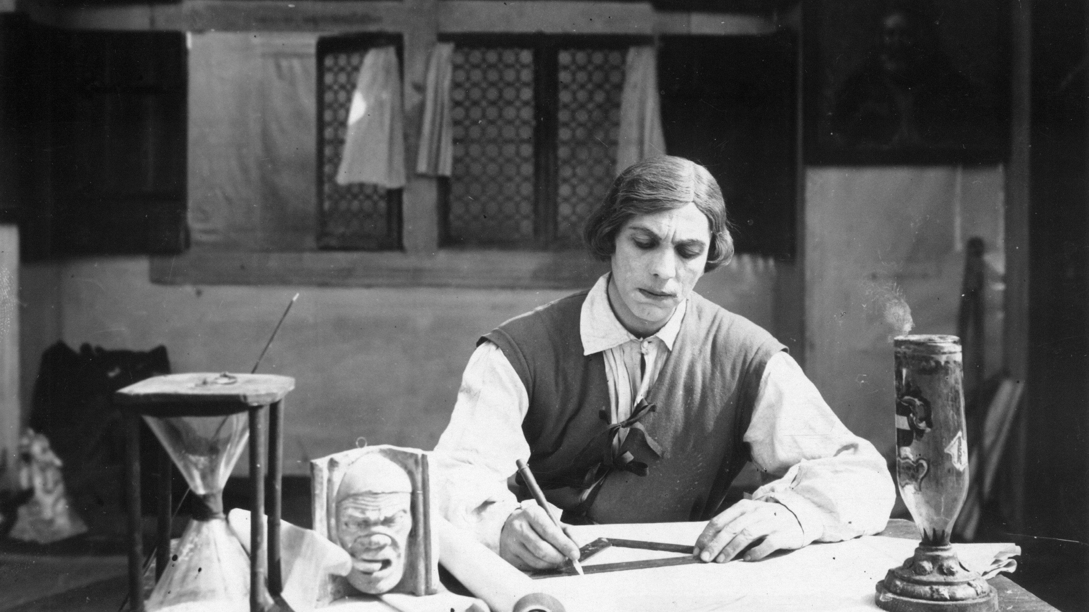 The Cathedral Builder 1920 movie scene