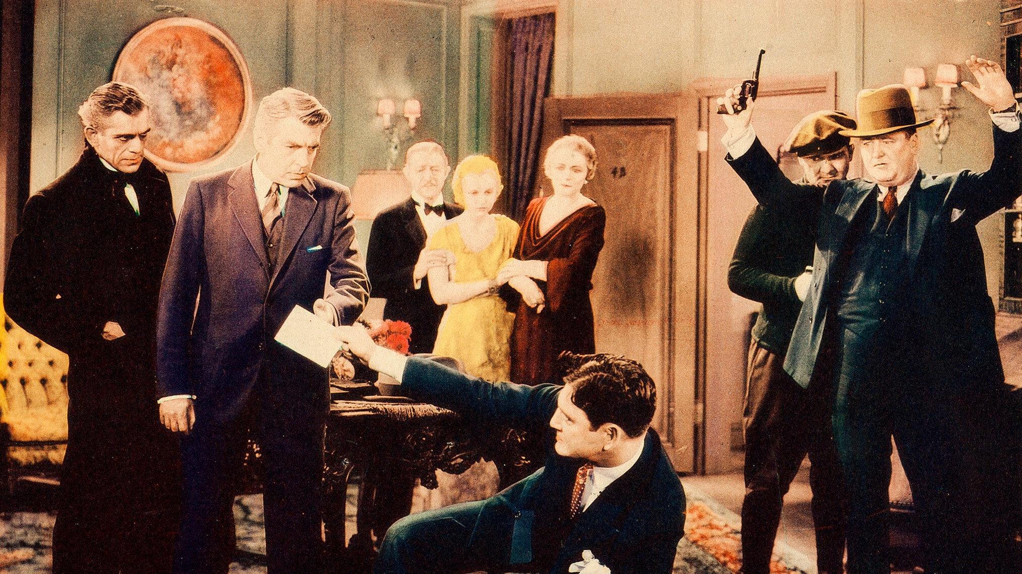 The Public Defender 1931 movie scene