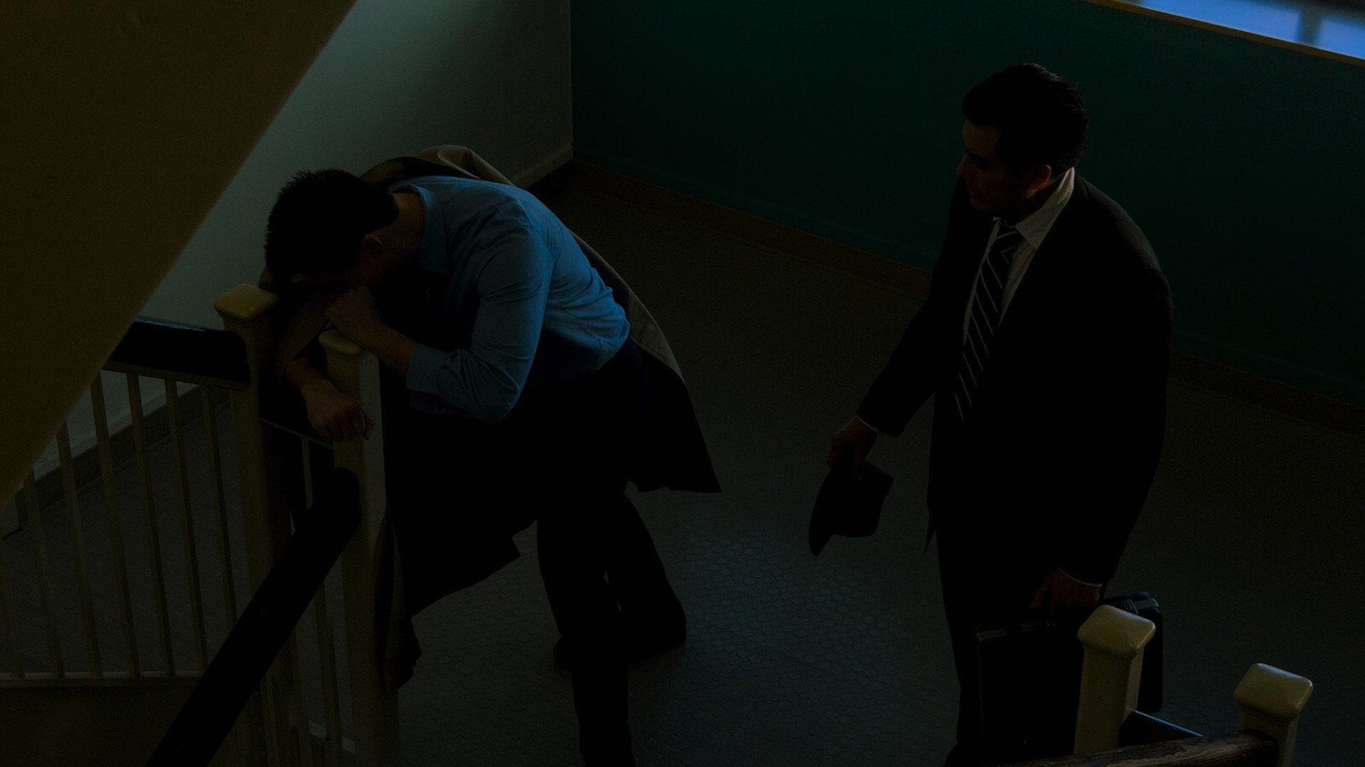 The Man With The Cough 2022 movie scene