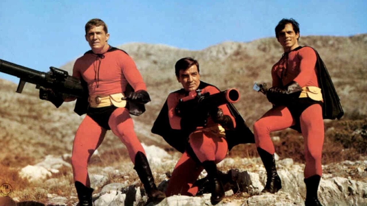 The Three Fantastic Supermen 1967 movie scene