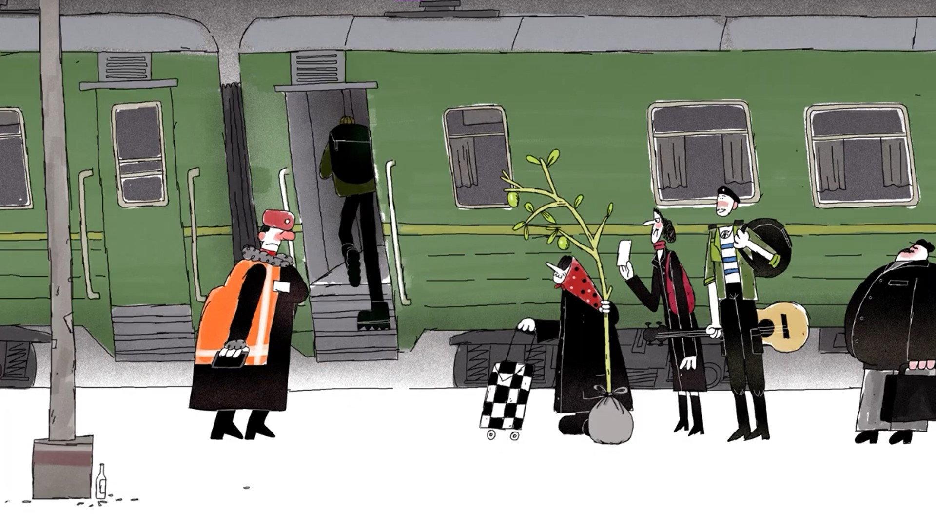 Dear Passengers 2023 movie scene