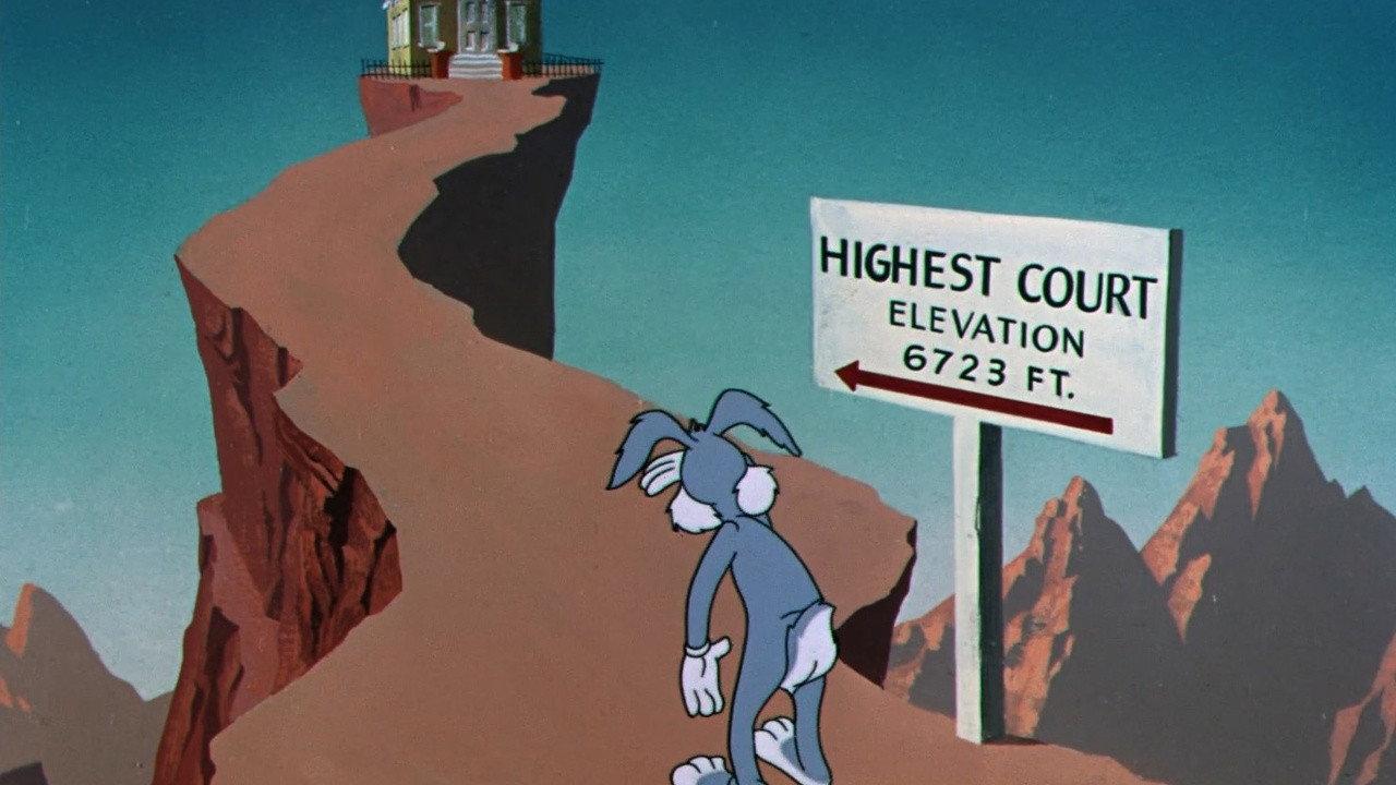 The Fair Haired Hare 1951 movie scene