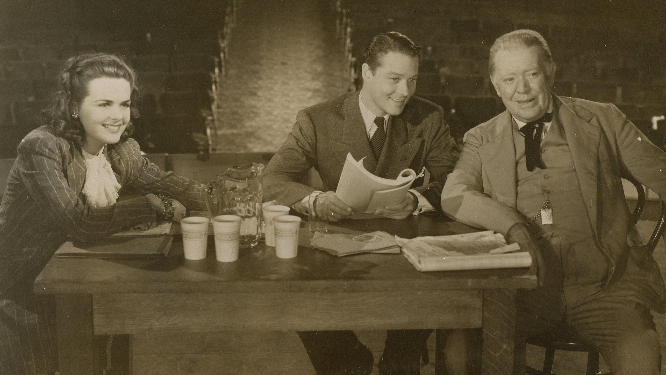 Scattergood Meets Broadway 1941 movie scene