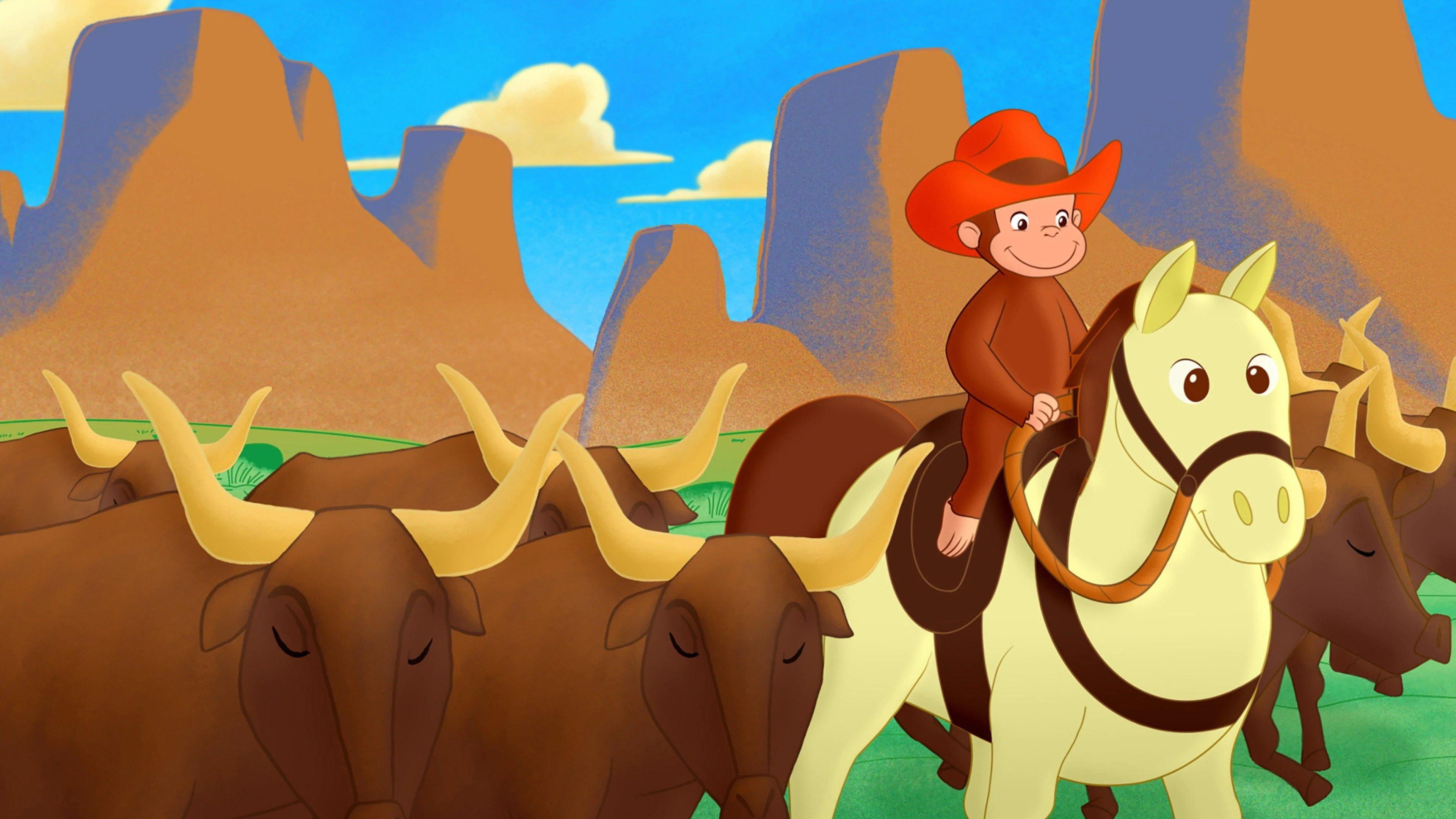 Curious George: Go West, Go Wild 2020 movie scene