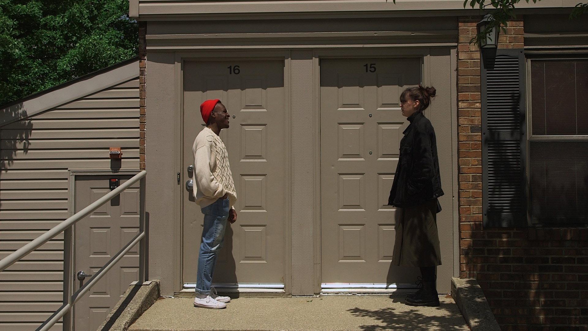 We Live Alone 2022 movie scene