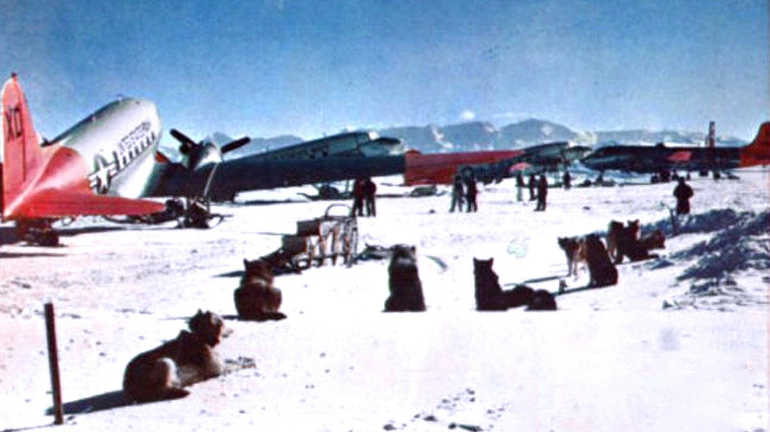 Seven Cities of Antarctica 1958 movie scene