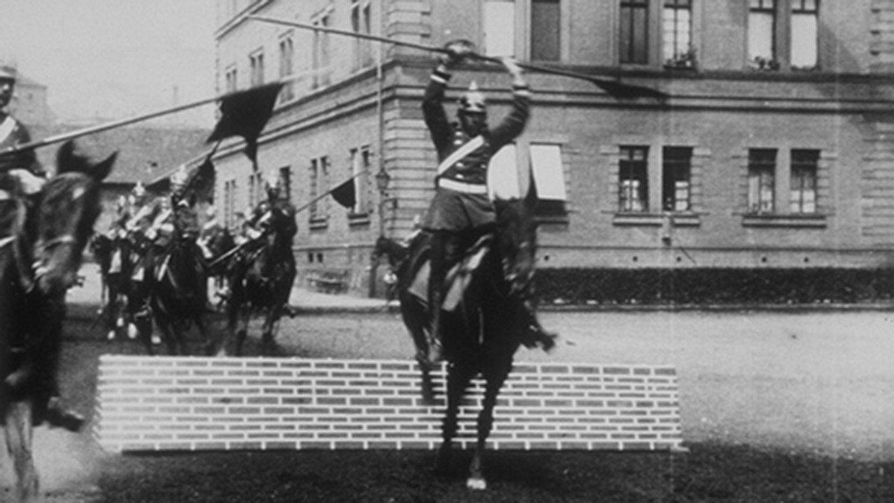 Stuttgart: 26th Dragoons Jumping Obstacles 1896 movie scene