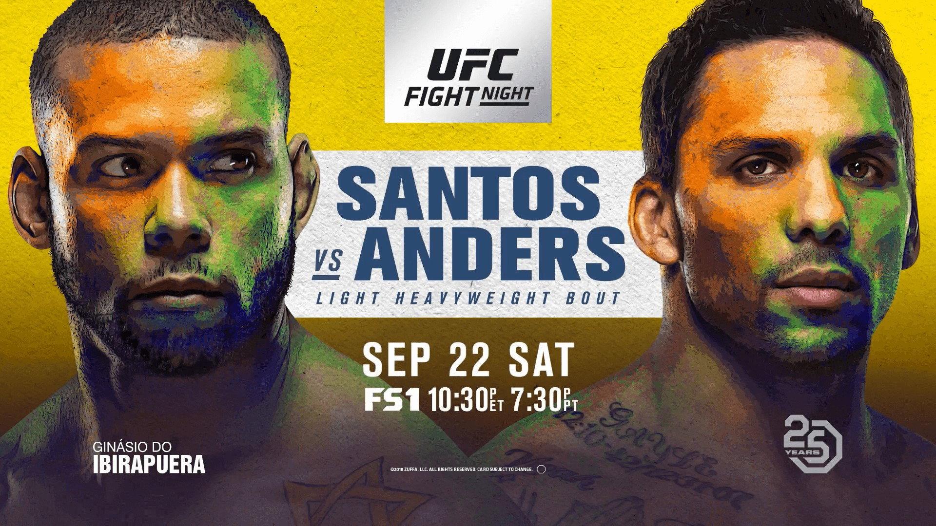 UFC Fight Night 137: Santos vs. Anders 2018 movie scene