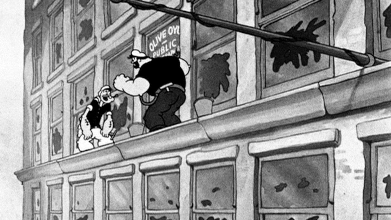 The Paneless Window Washer 1937 movie scene