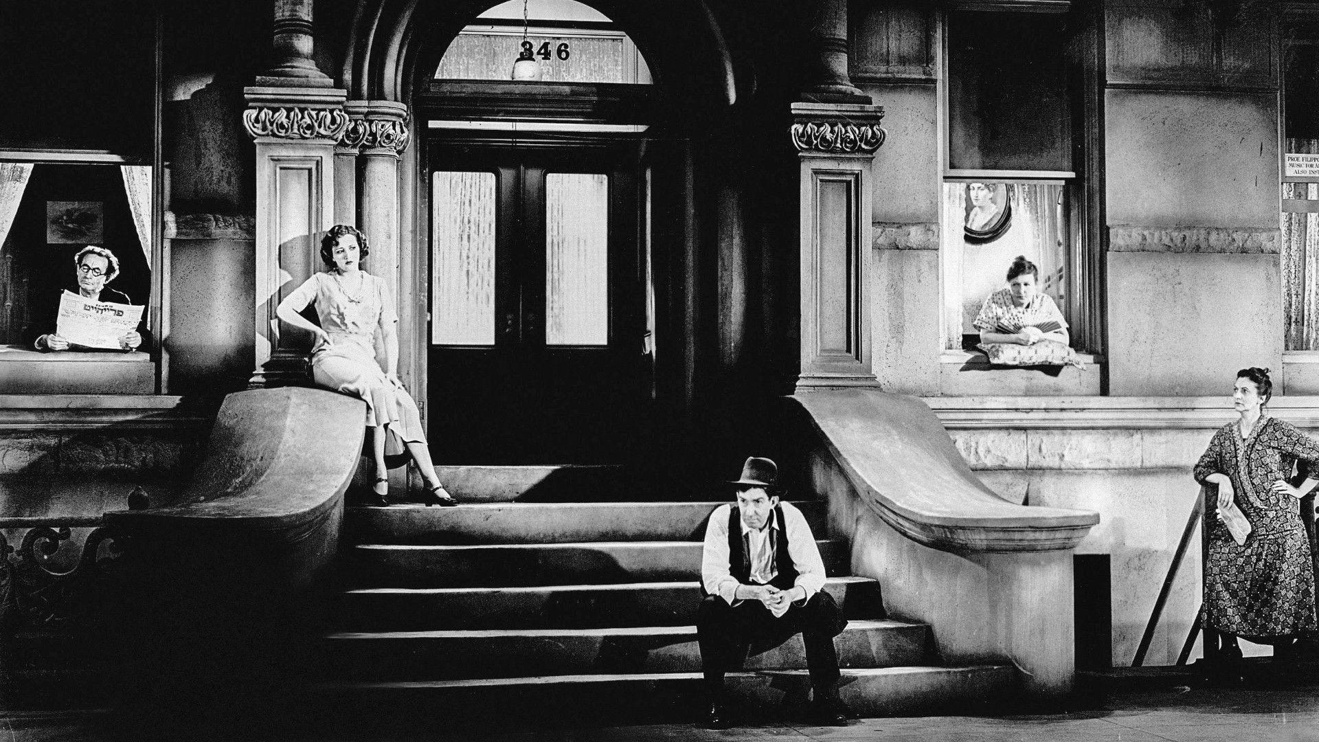 Street Scene 1931 movie scene