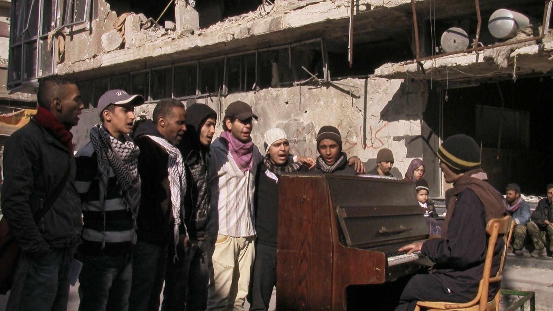 Little Palestine: Diary of a Siege 2021 movie scene