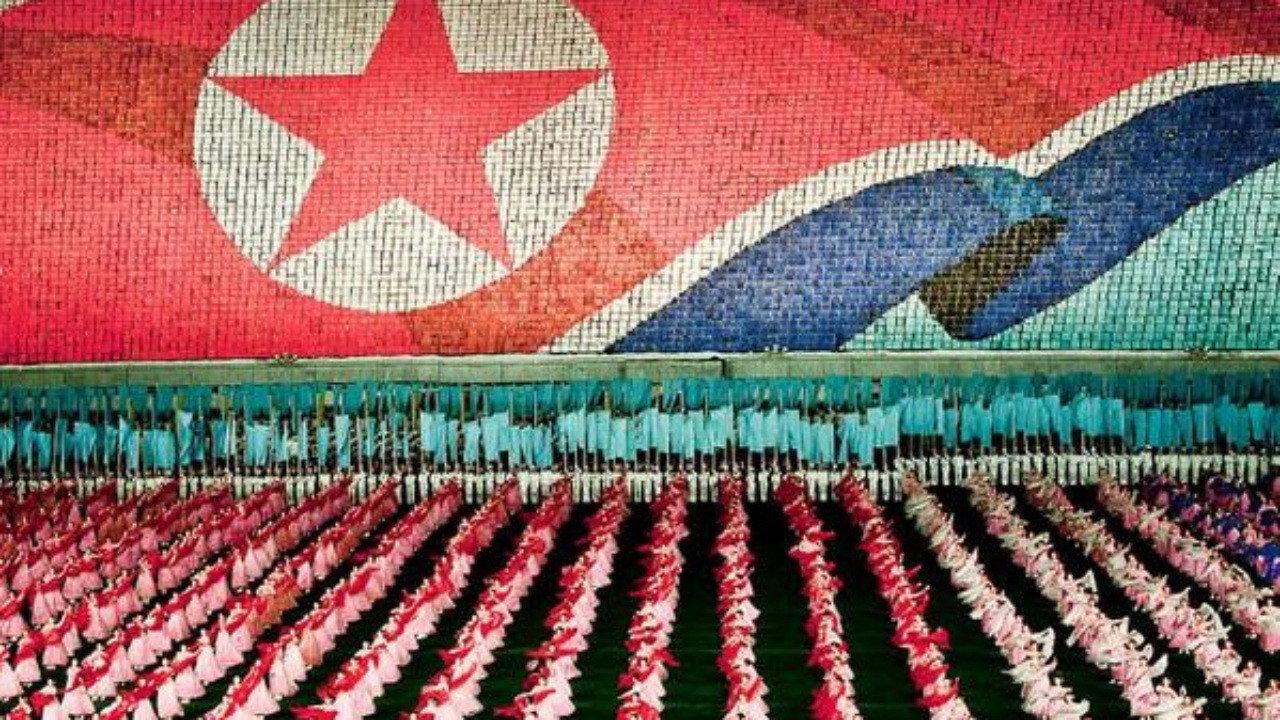North Korea: The Parade 1989 movie scene