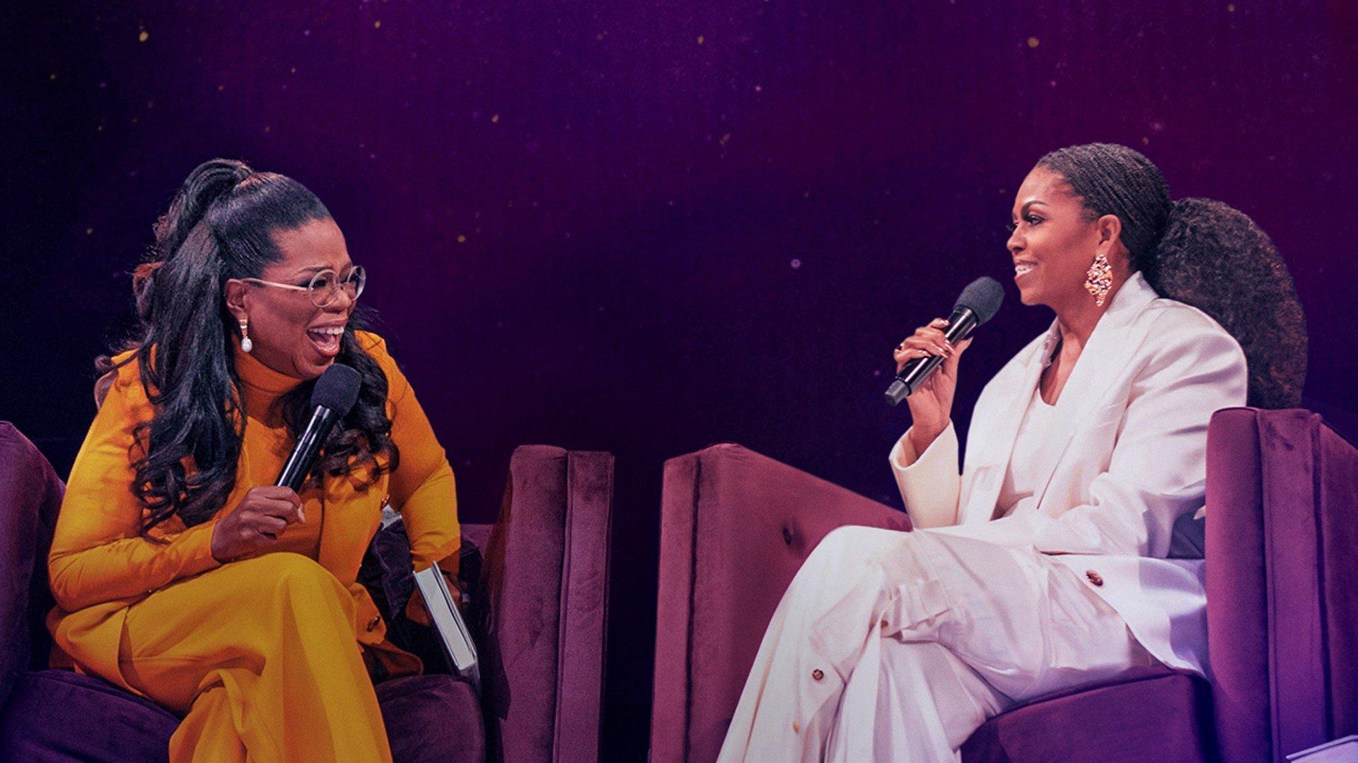 The Light We Carry: Michelle Obama and Oprah Winfrey 2023 movie scene