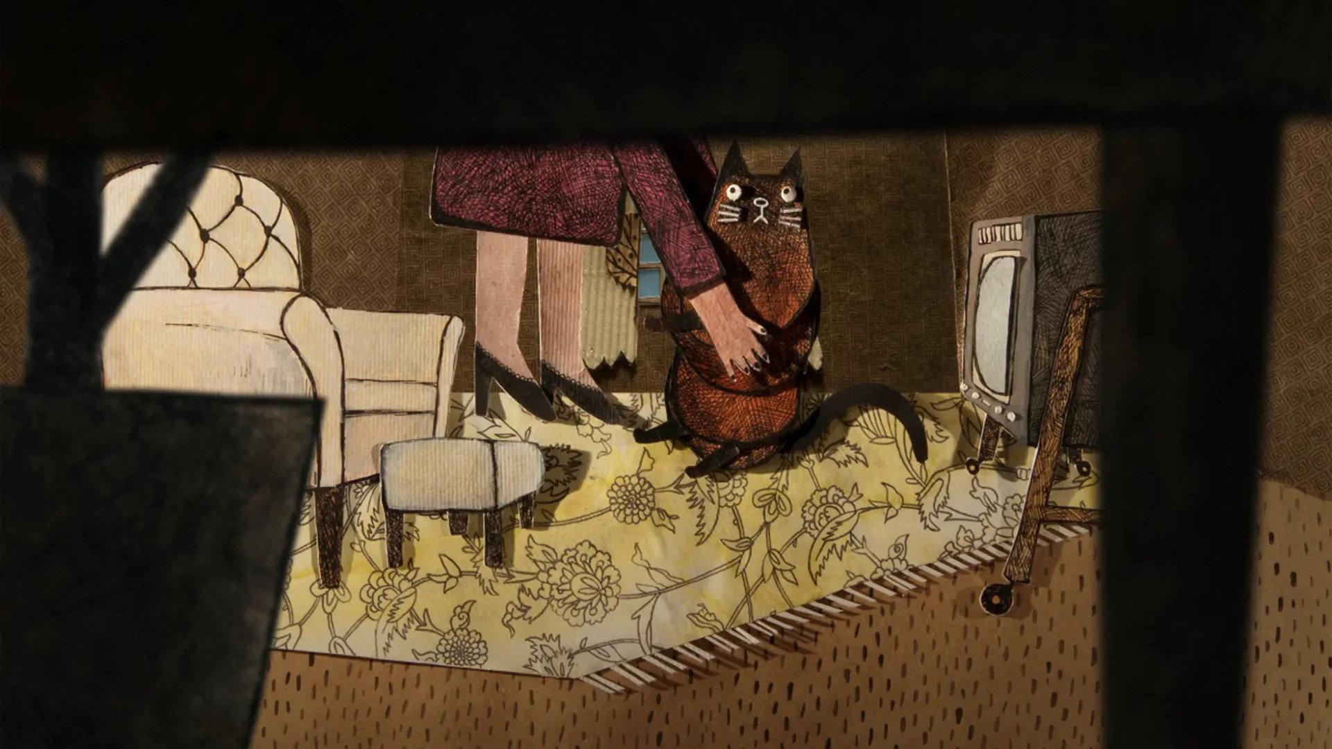 When the Cat is Not Away... 2011 movie scene