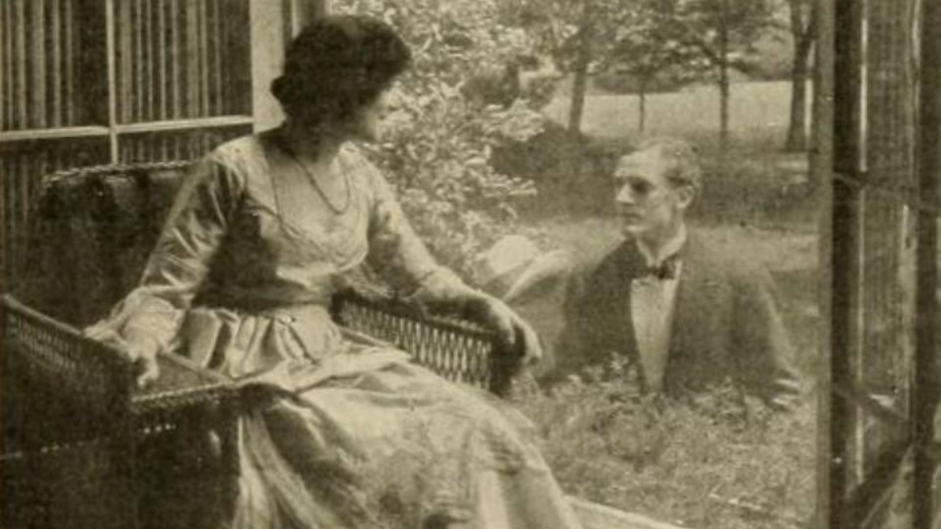 Her Great Match 1915 movie scene
