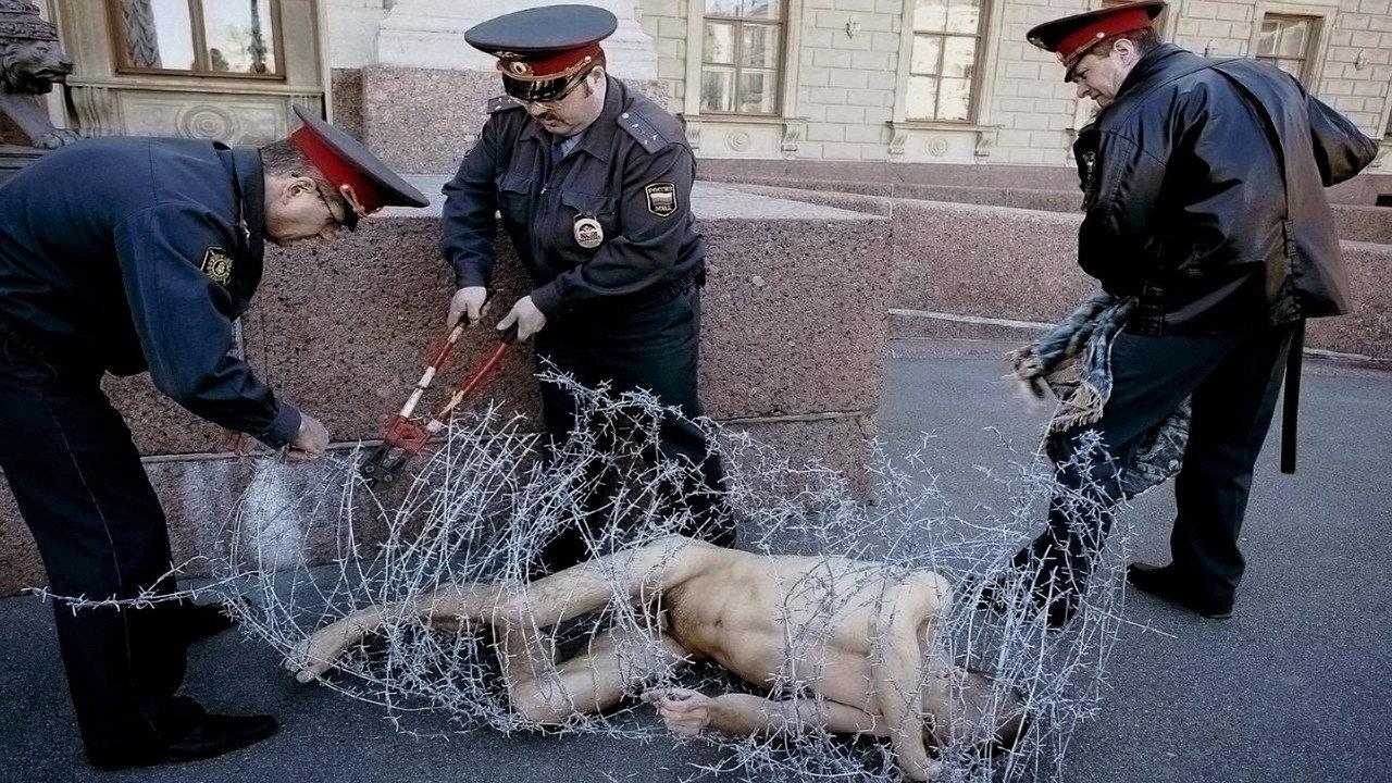 Pavlensky - The Man and the Mighty 2016 movie scene