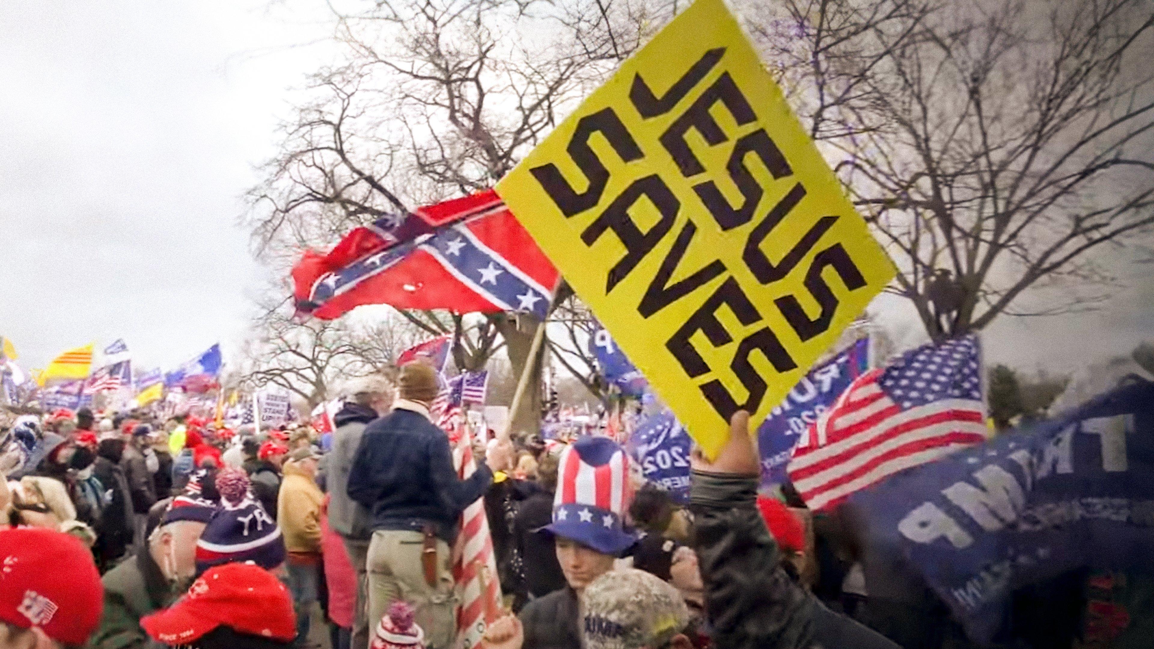 God & Country: The Rise of Christian Nationalism 2024 movie scene