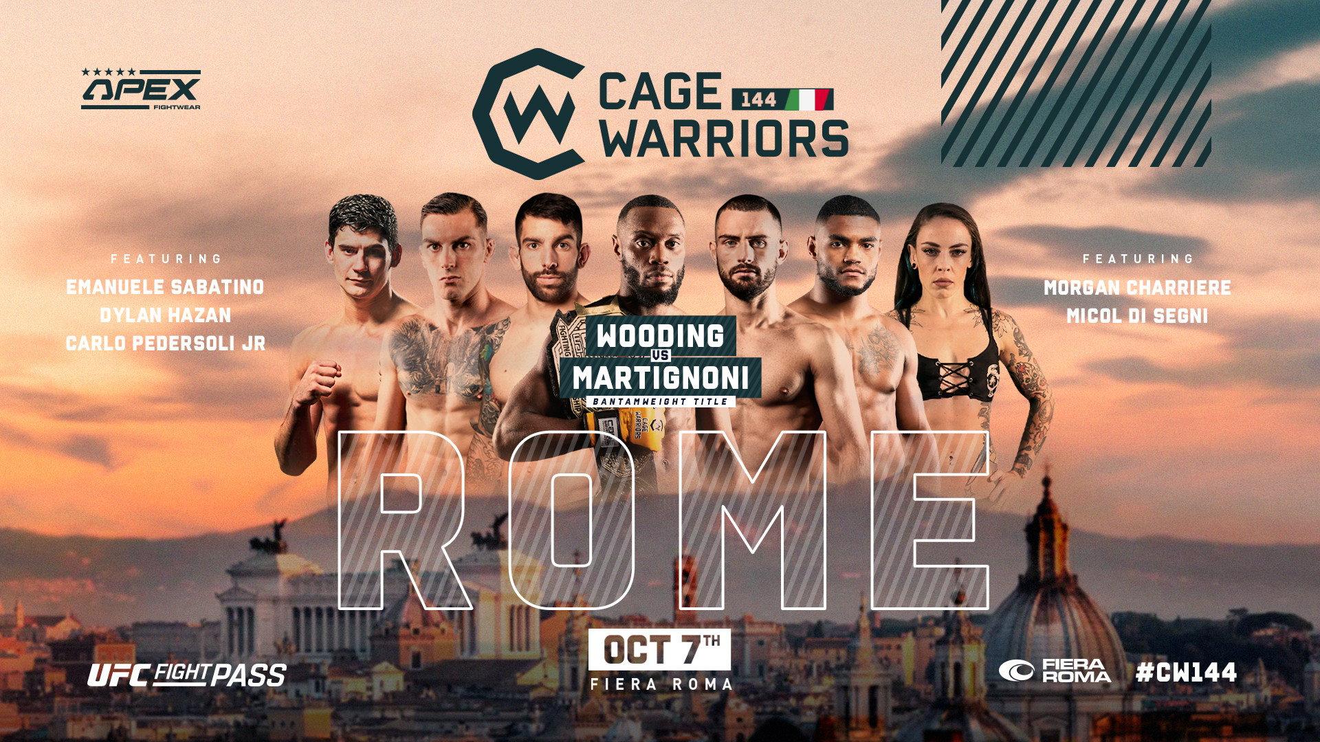 Cage Warriors 144: Rome 2022 movie scene