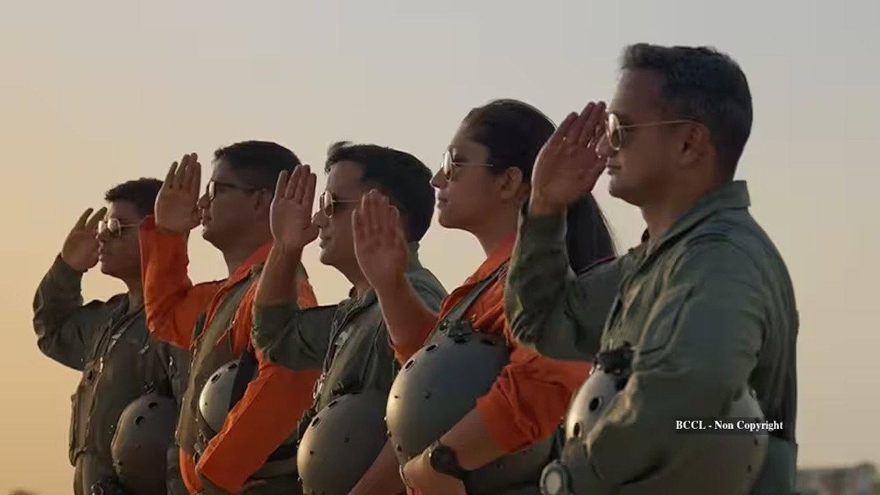The Last Salute 2026 movie scene