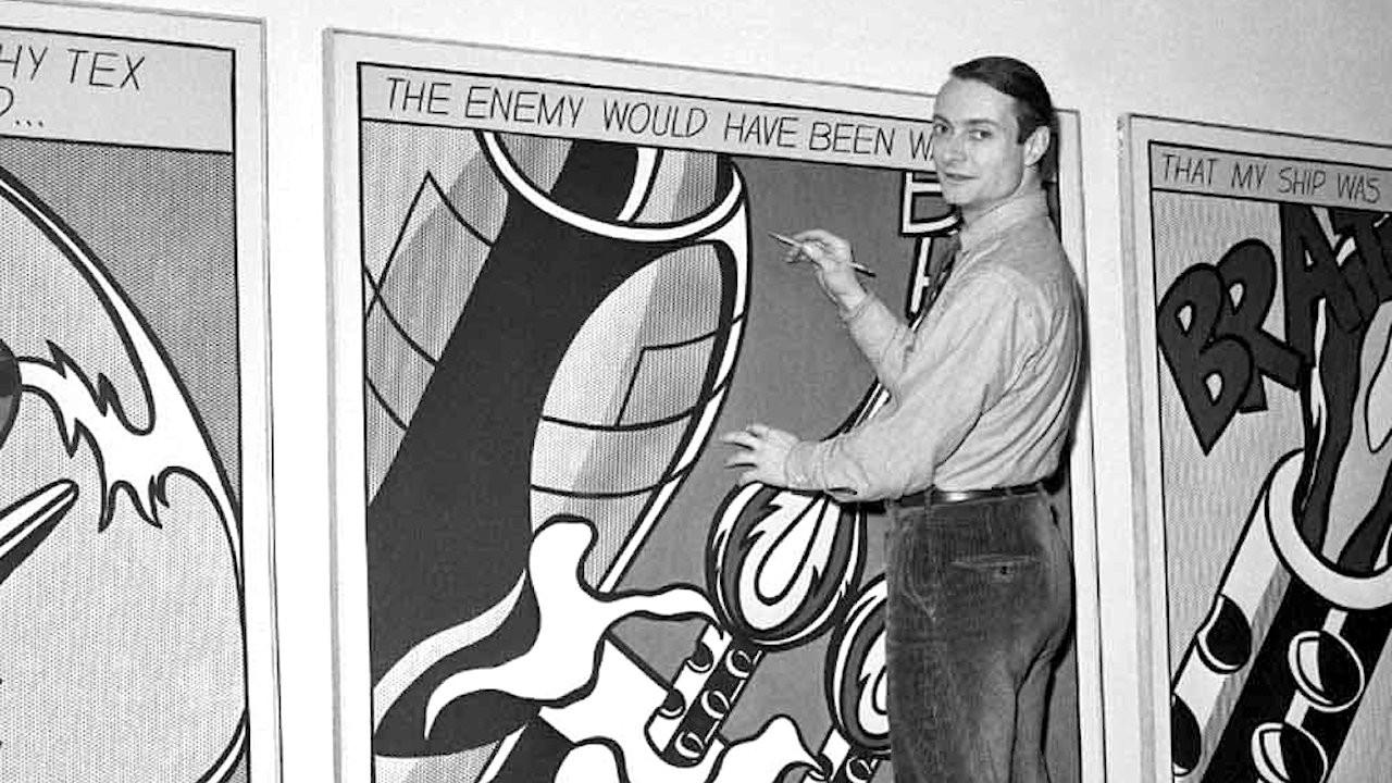 Roy Lichtenstein 1991 movie scene