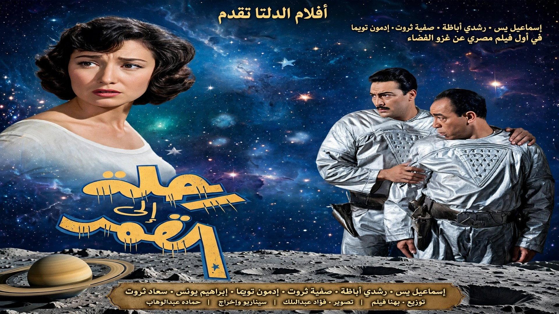 Journey to the Moon 1959 movie scene