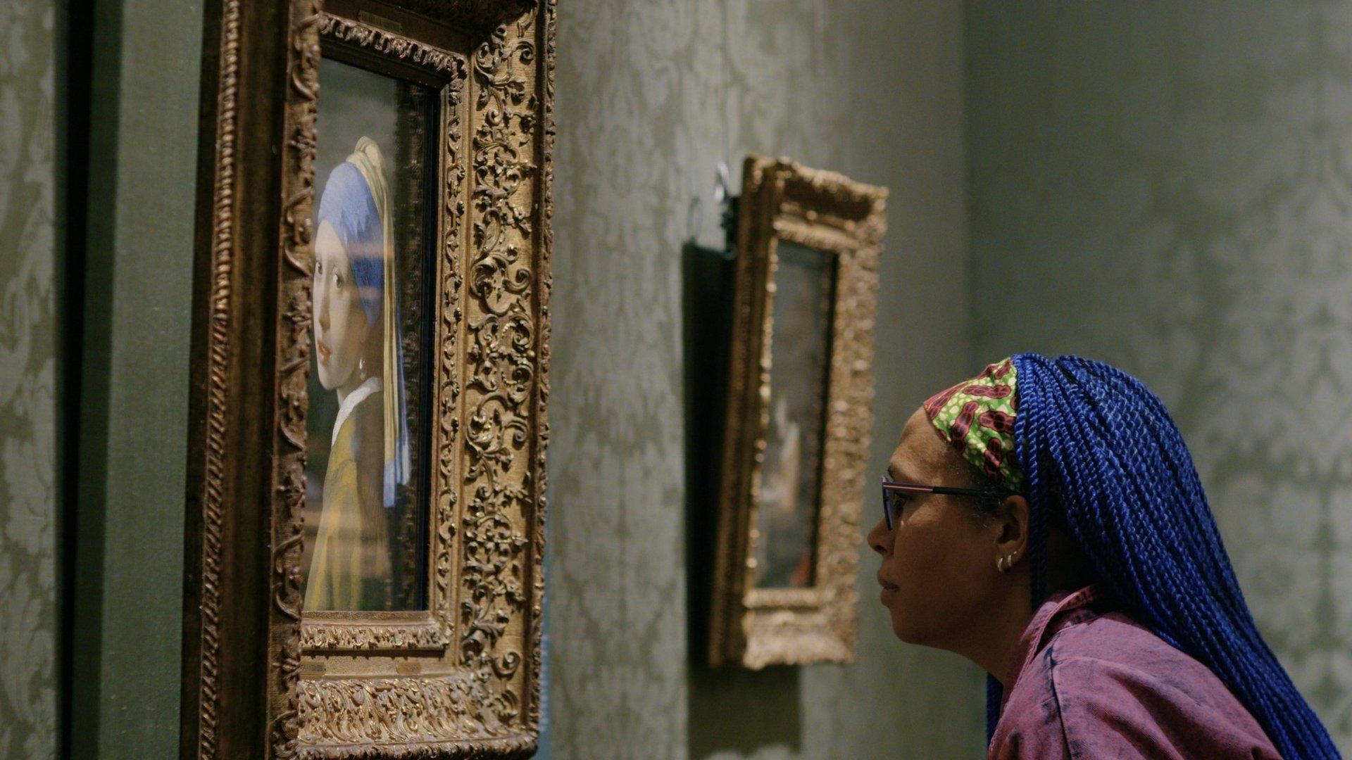 Close to Vermeer 2023 movie scene