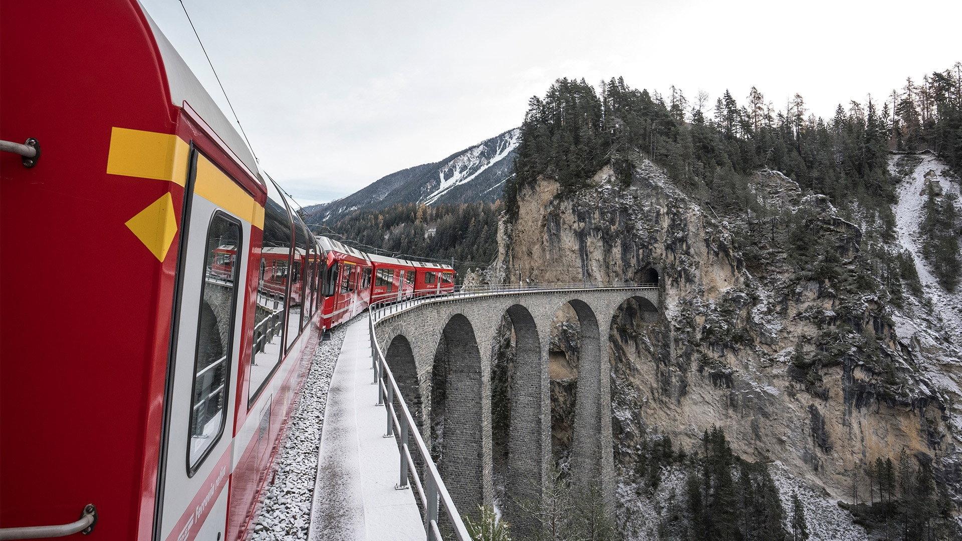 Alpine Train at Christmas 2024 movie scene