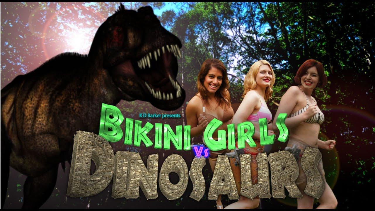Bikini Girls vs Dinosaurs 2014 movie scene