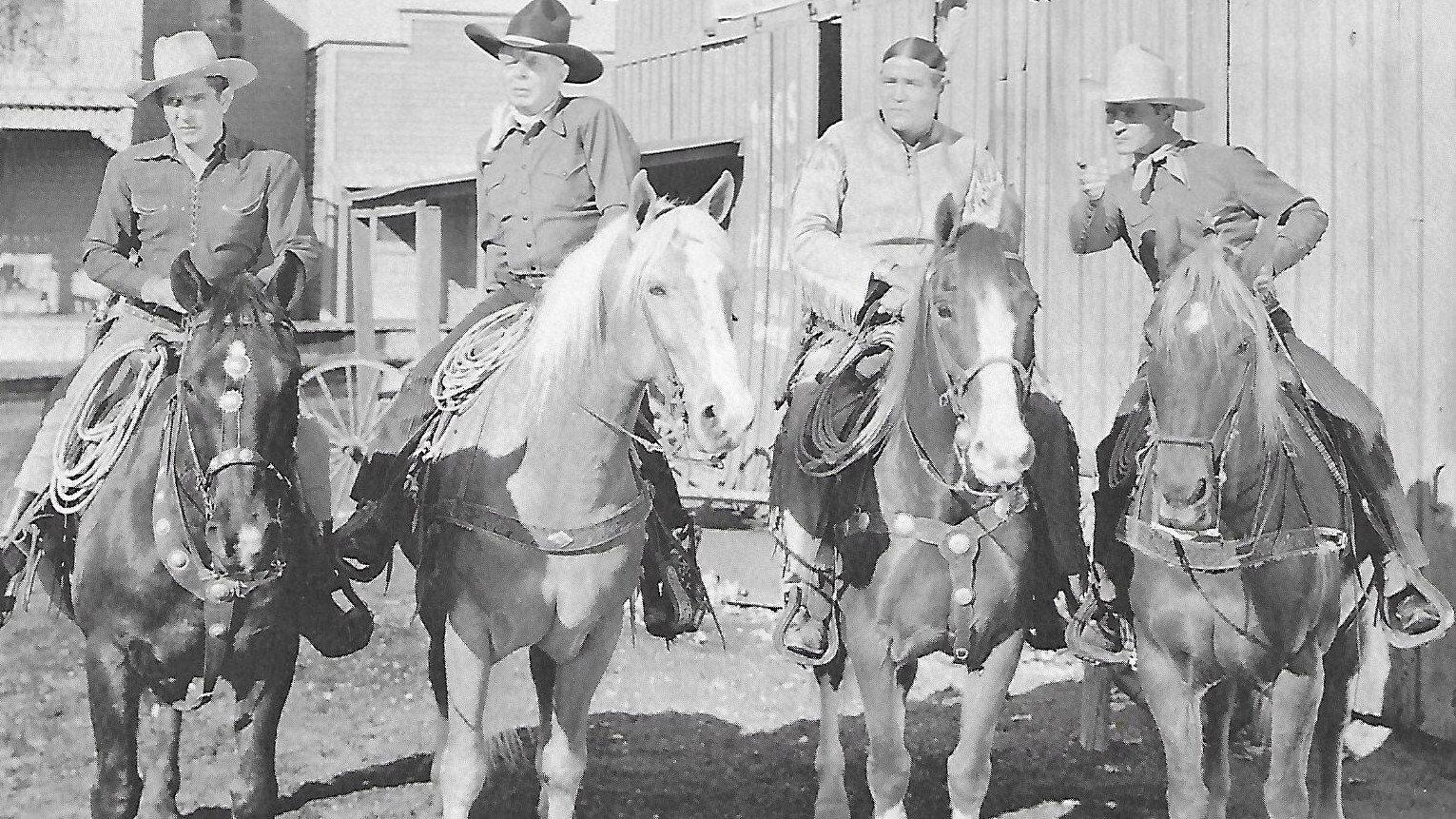 Outlaw Trail 1944 movie scene