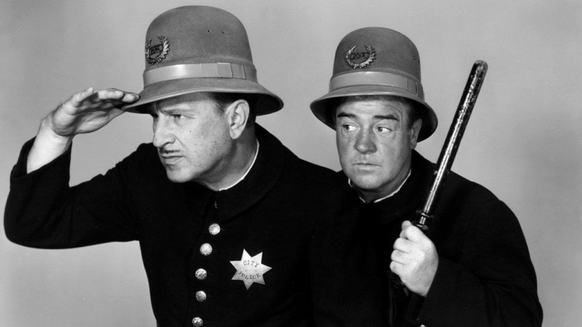 Abbott and Costello Meet the Keystone Kops 1955 movie scene