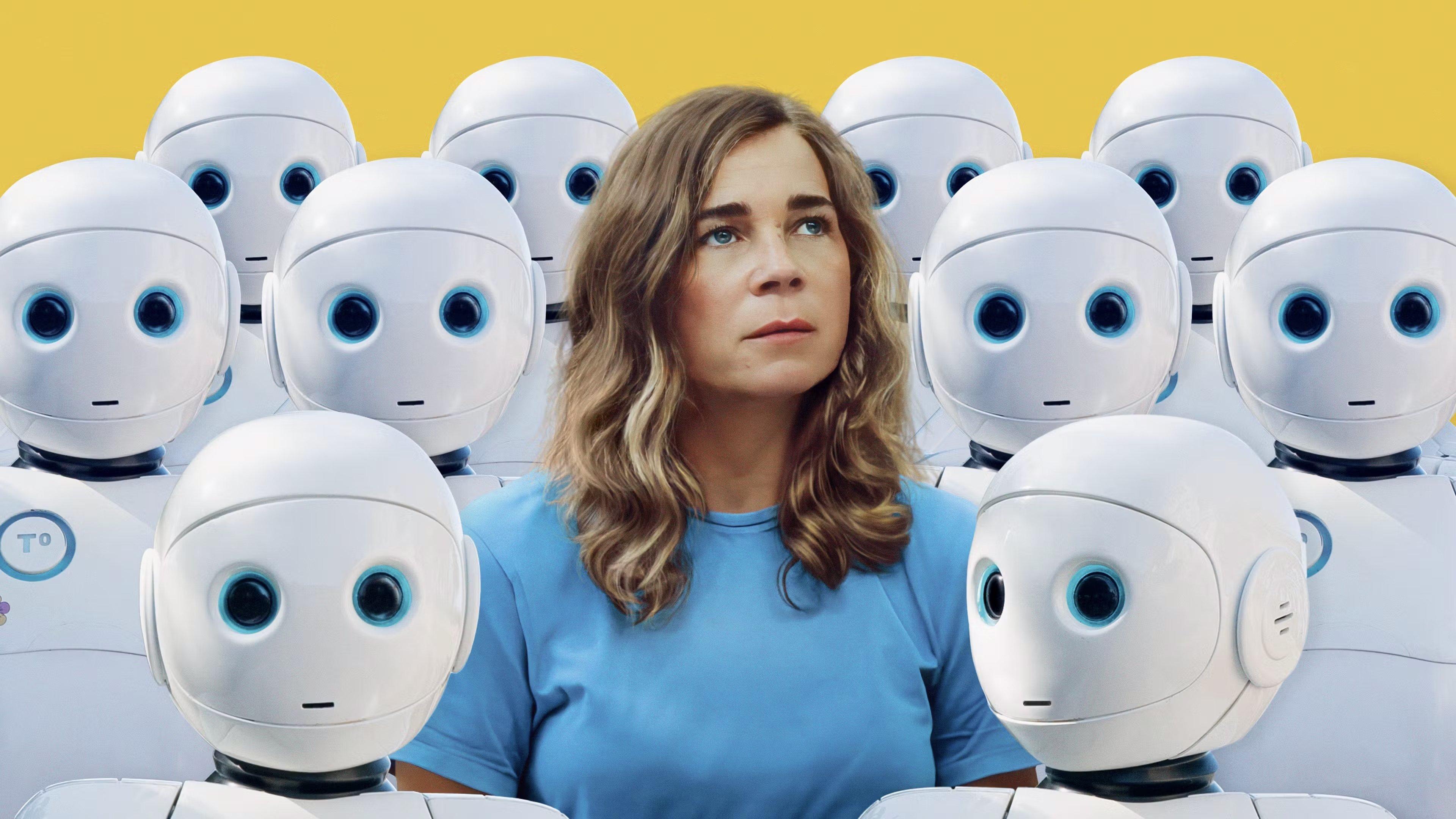 Robot T-O 2025 movie scene