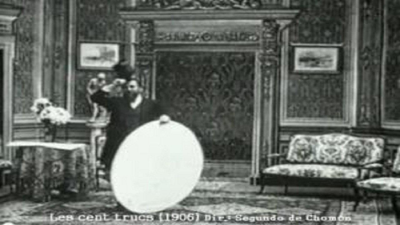 A Hundred Tricks 1906 movie scene
