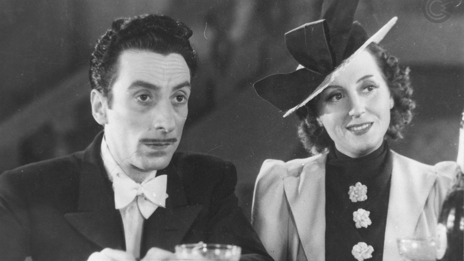 Cuatro corazones 1939 movie scene