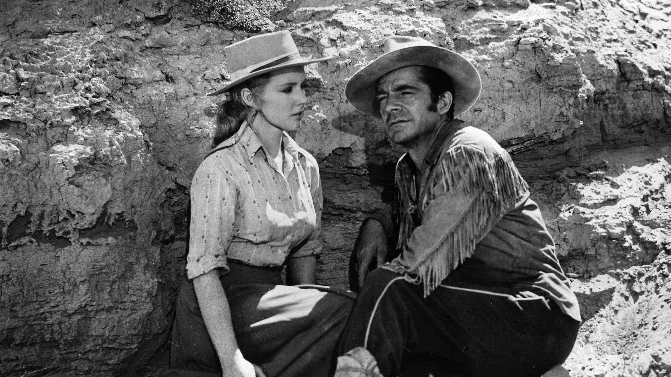 Smoke Signal 1955 movie scene