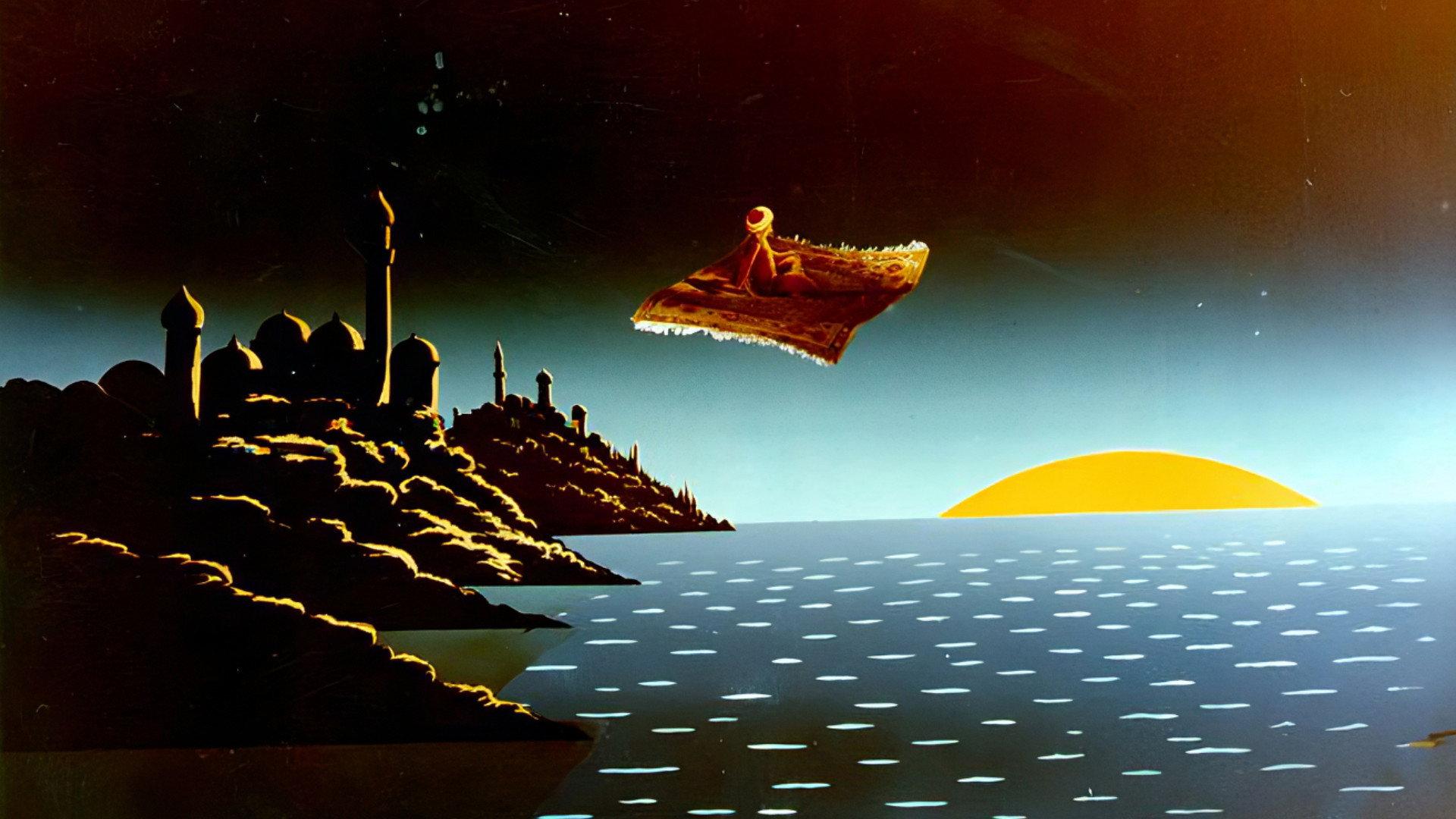 A Thousand and One Nights 1974 movie scene