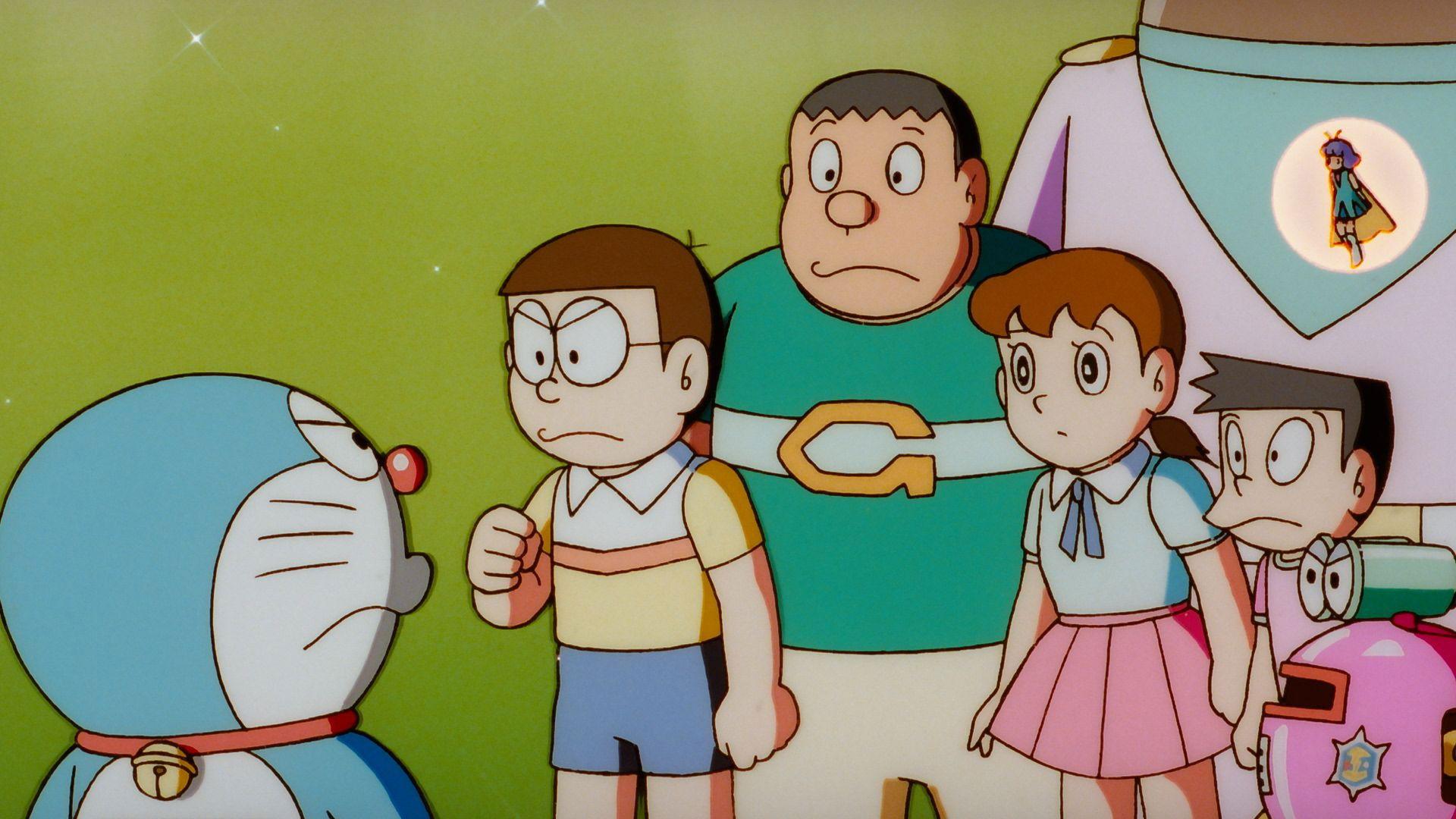 Doraemon: Nobita Drifts in the Universe 1999 movie scene