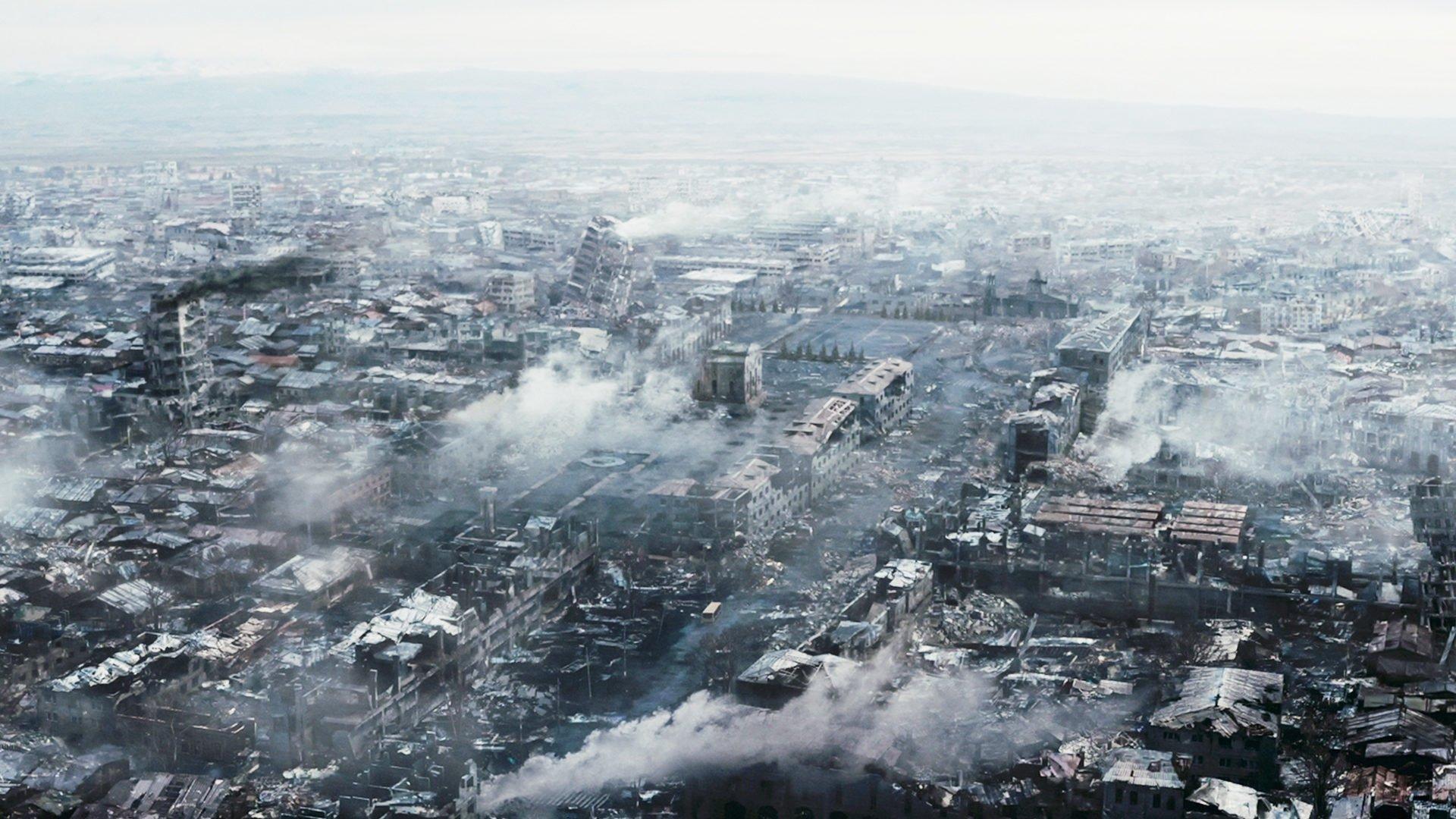 The Earthquake 2016 movie scene
