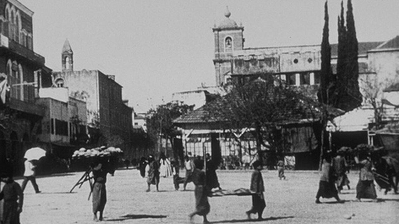Beyrouth, place des canons 1897 movie scene