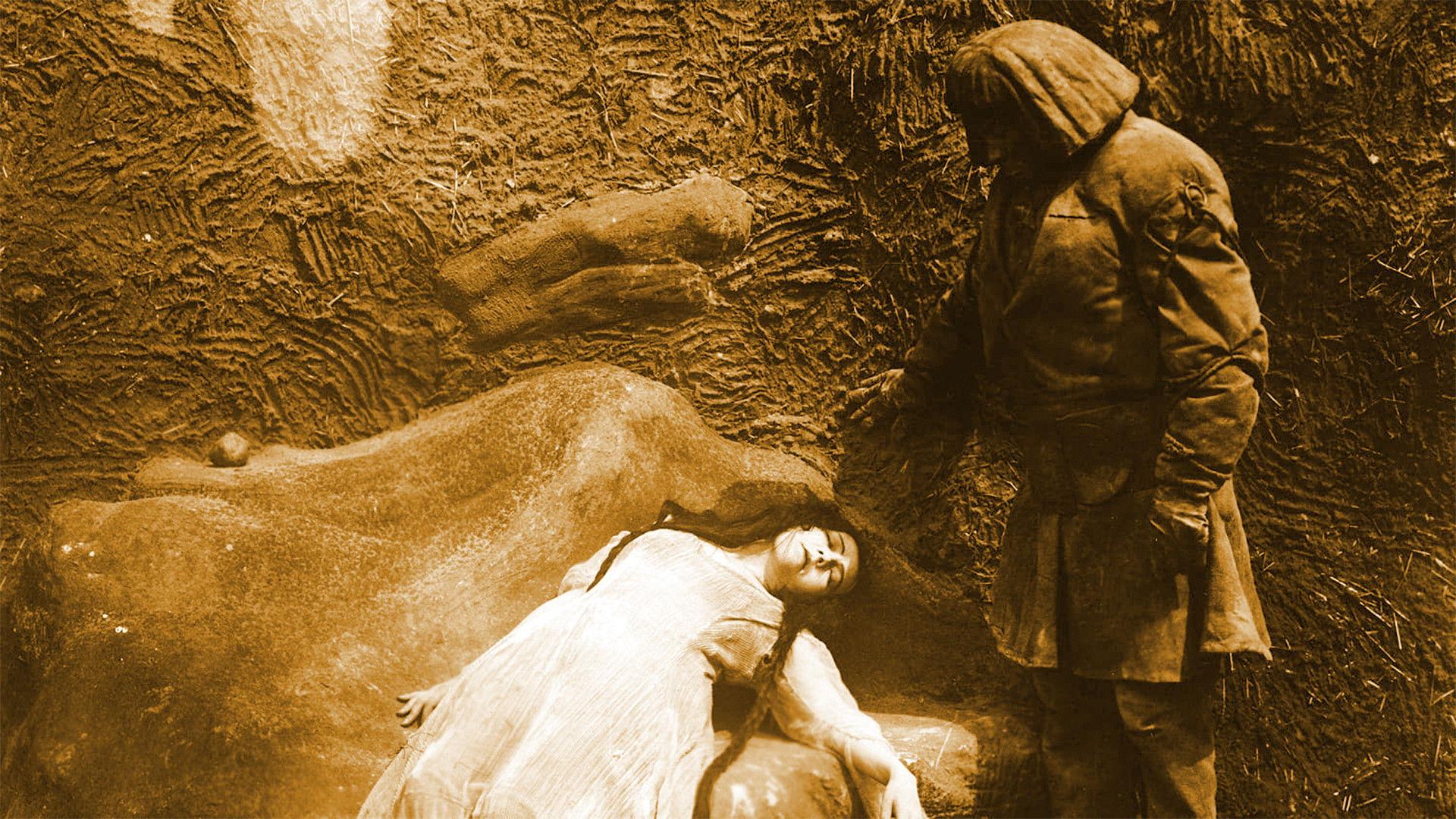 The Golem: How He Came Into the World 1920 movie scene