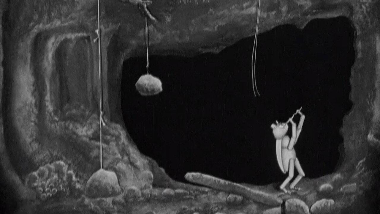 Bertie's Cave 1925 movie scene