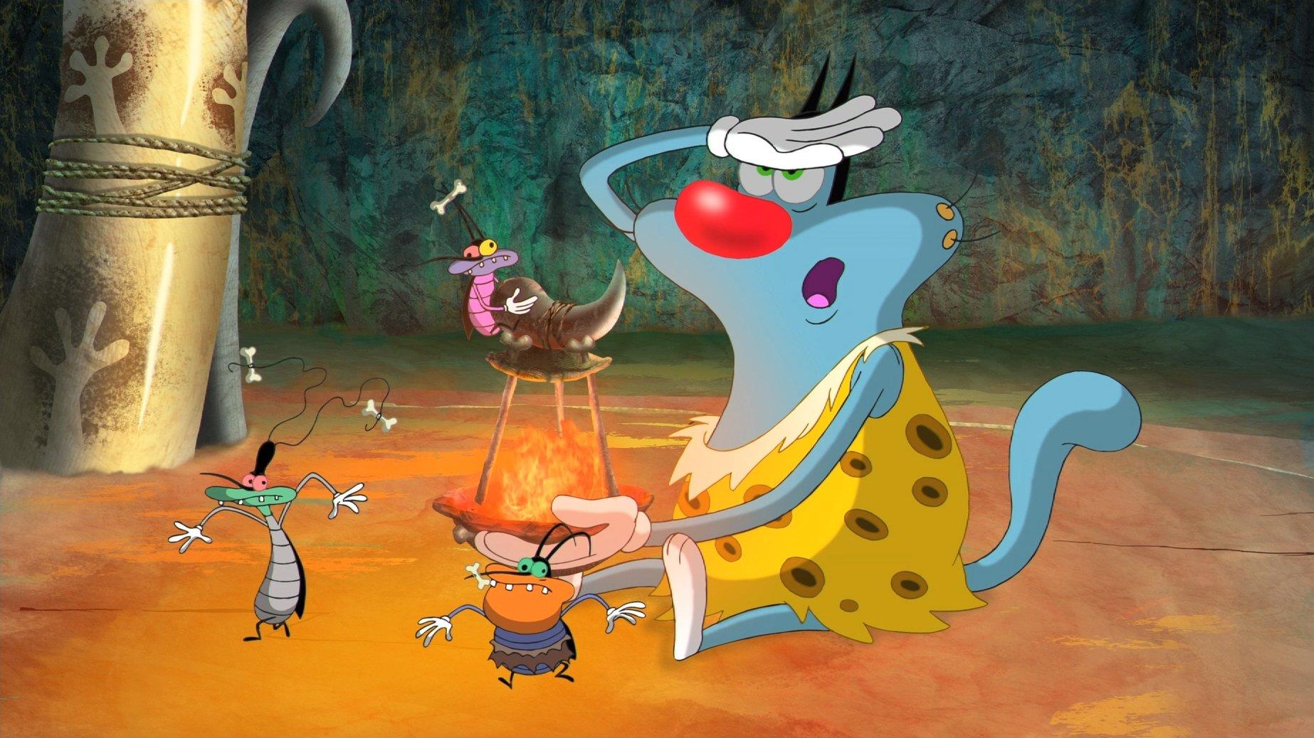 Oggy and the Cockroaches: The Movie 2013 movie scene