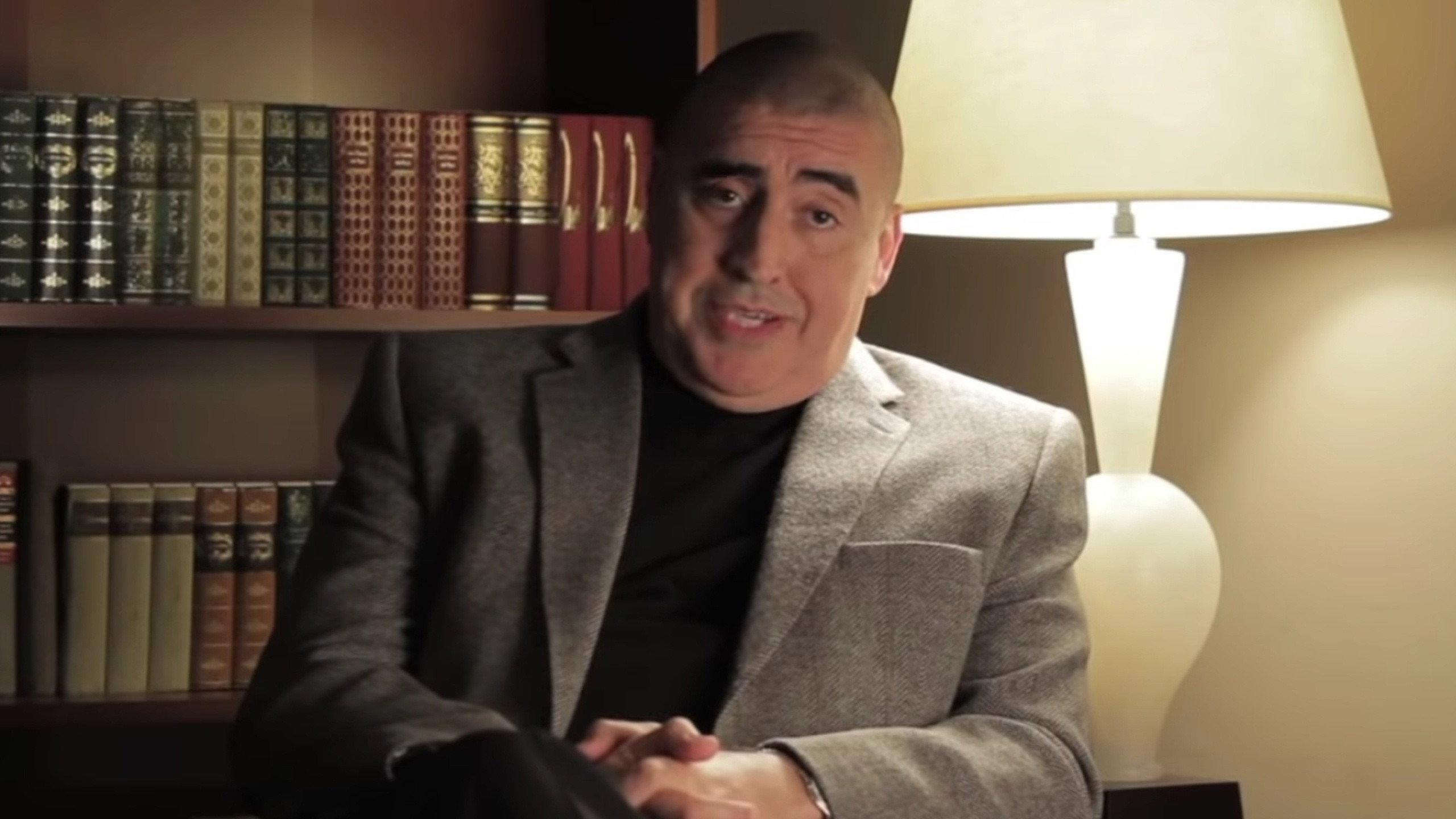 Children's Theater Critic with Alfred Molina 2012 movie scene