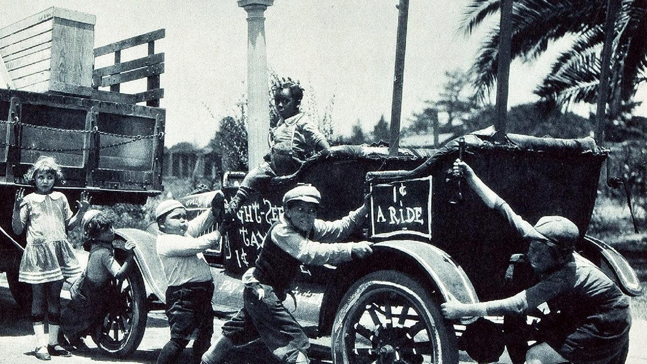 One Wild Ride 1925 movie scene