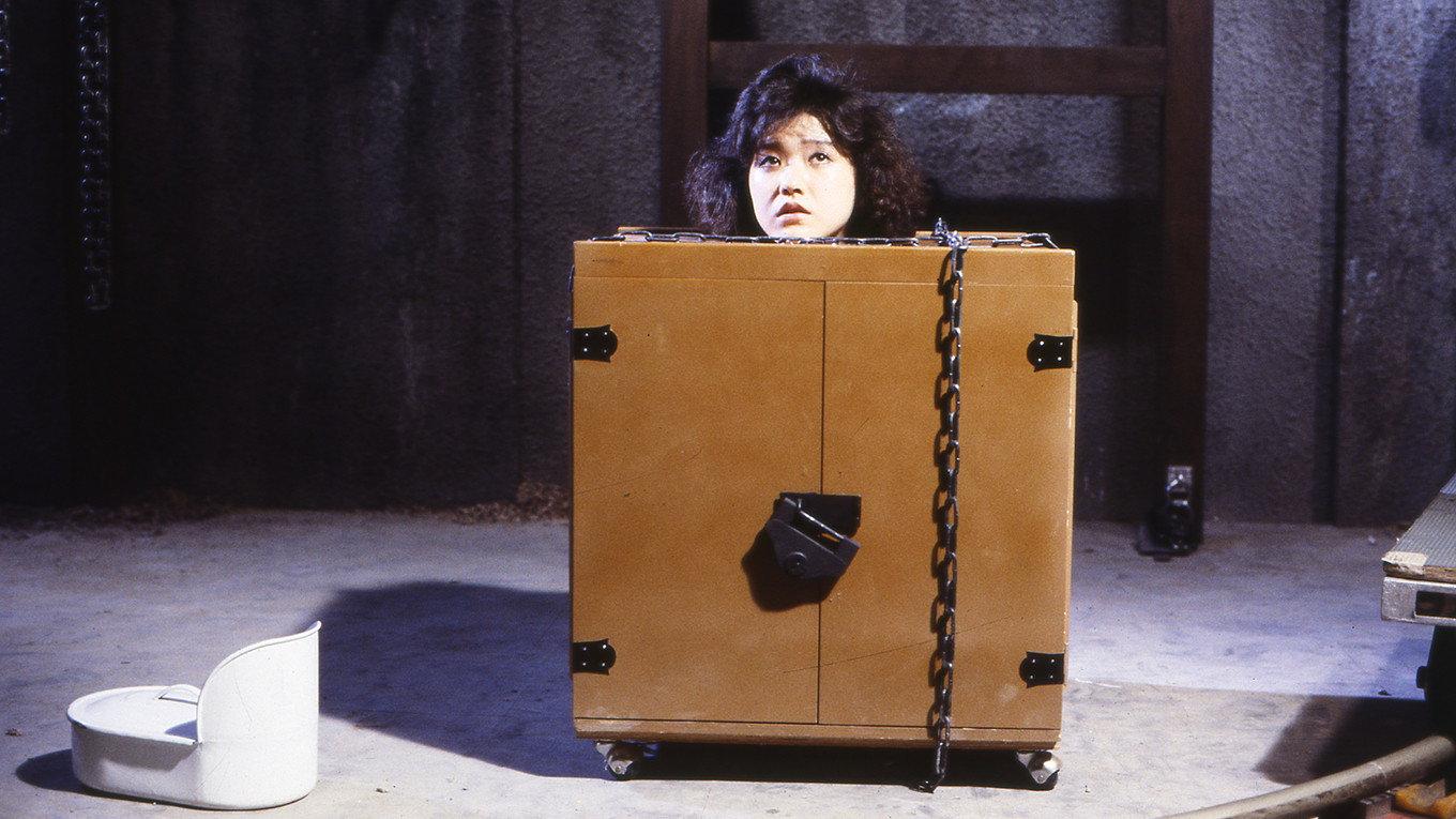 Woman in a Box: Virgin Sacrifice 1985 movie scene