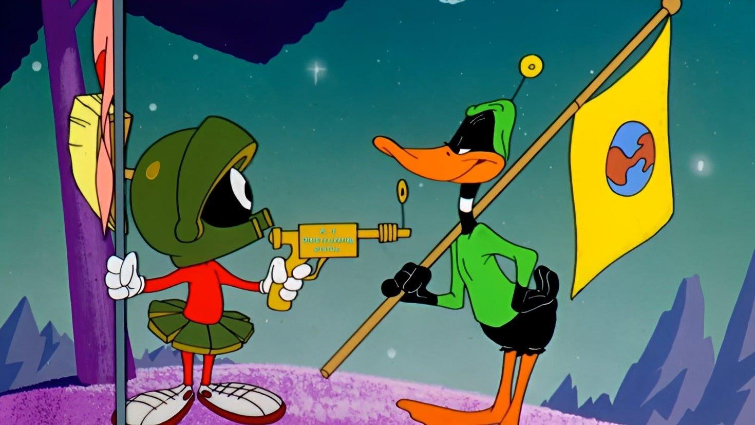 Duck Dodgers in the 24½th Century 1953 movie scene