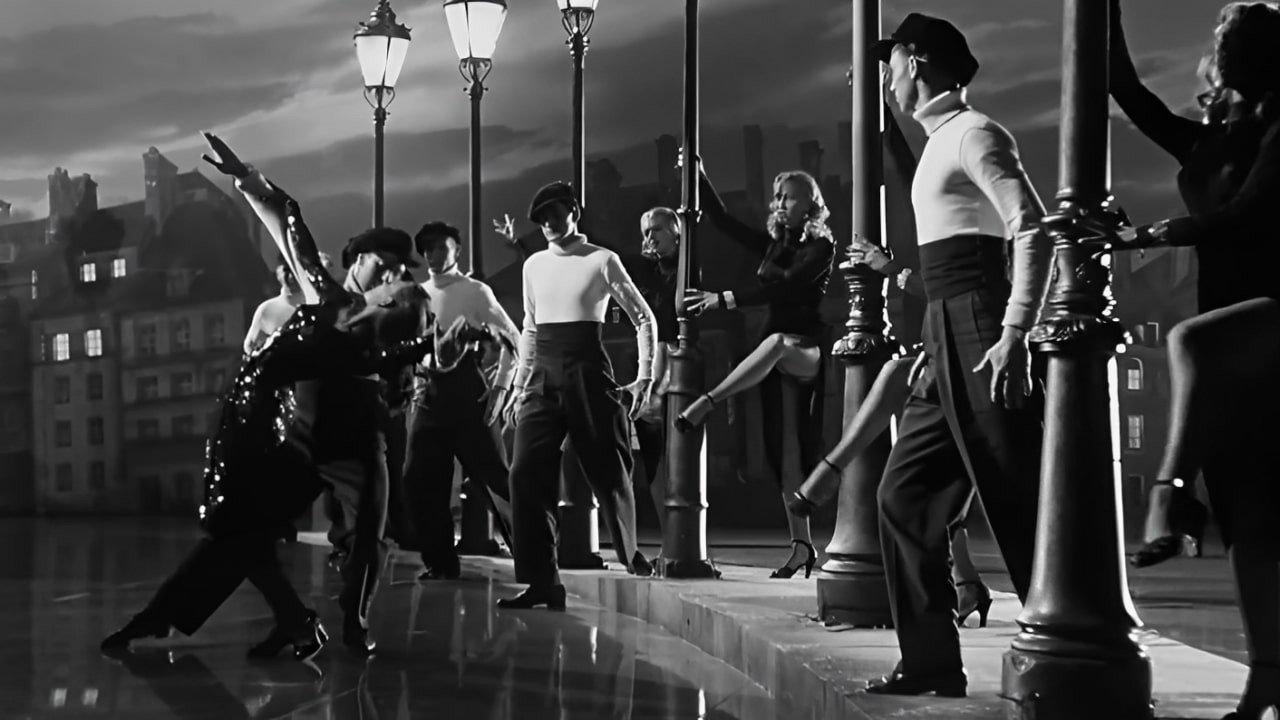 Slightly French 1949 movie scene