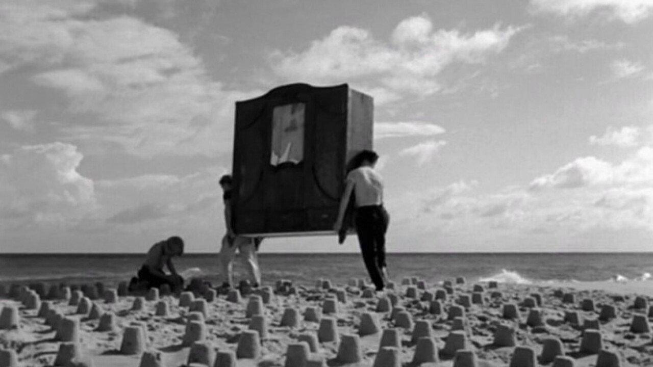 Two Men and a Wardrobe 1958 movie scene
